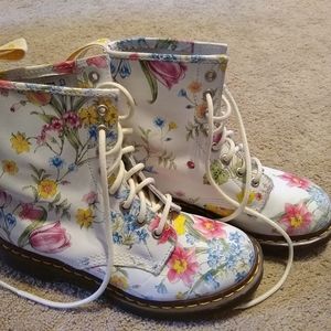 Dr. Martens floral shoes